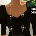 Naszyjnik damski 316L kwiatowy delikatny