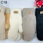 Rękawiczki damskie futrzane UGG styl C18