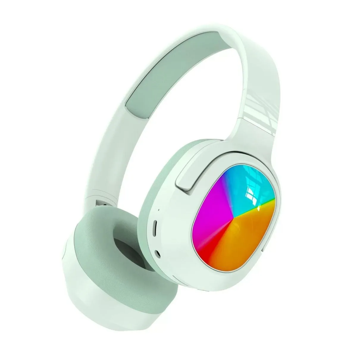 Słuchawki Bezprzewodowe Bluetooth Biały/Miętowy