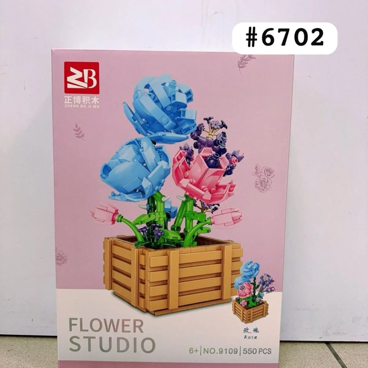 Klocki Flower Studio Kwiaty #6702 910szt