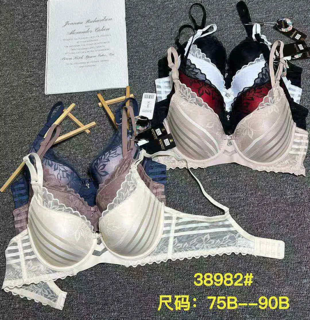 Biustonosz damski push-up koronka 75B-90B 6 szt/opak