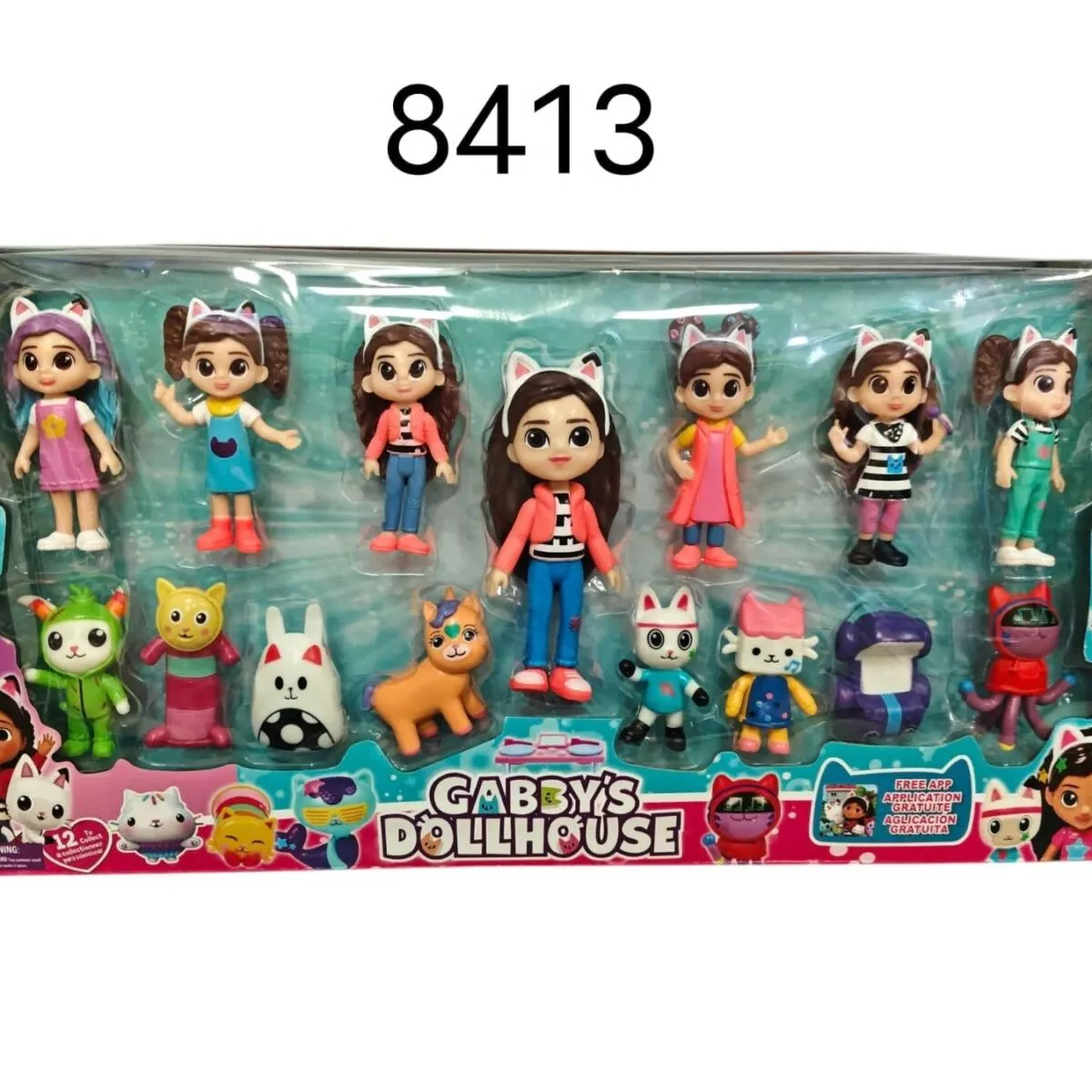 Zabawki Figurki Gabby's Dollhouse z akcesoriami 8413