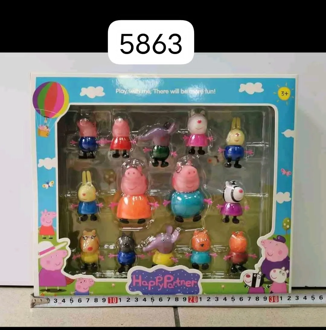 Zestaw figurek Peppa Pig Happy Father 12 szt