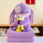 Maskotka Stitch z Kocyk i Kaczuszką Fioletowa