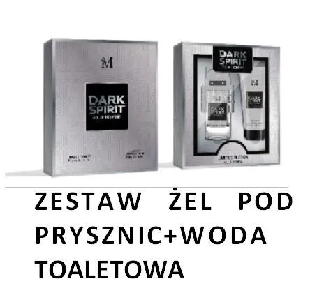 Zestaw Dark Soul Spirit żel pod prysznic + woda toaletowa