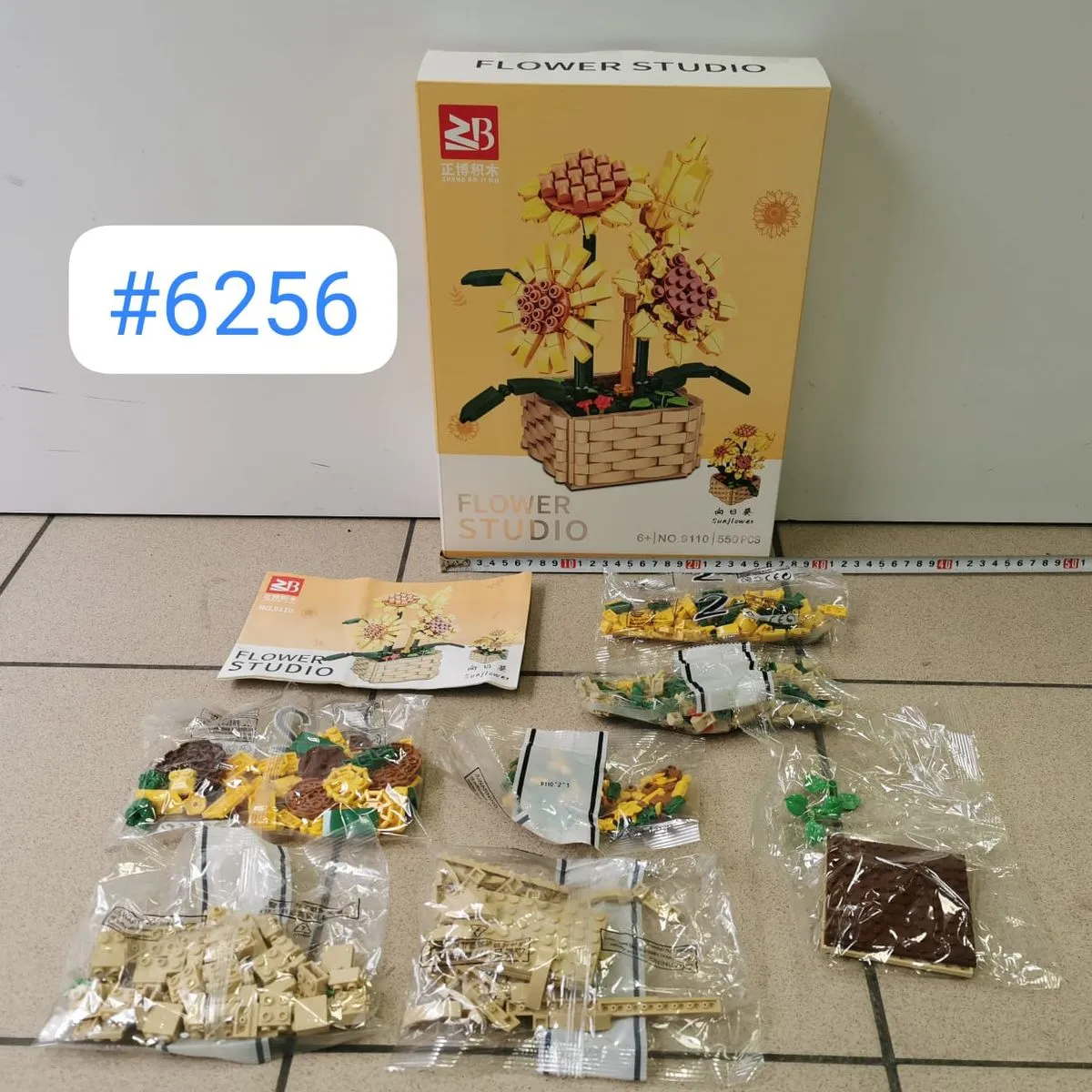 Klocki Flower Studio Kwiaty Słoneczniki #6256
