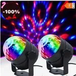 Lampki Kula Disco na Prąd RGB
