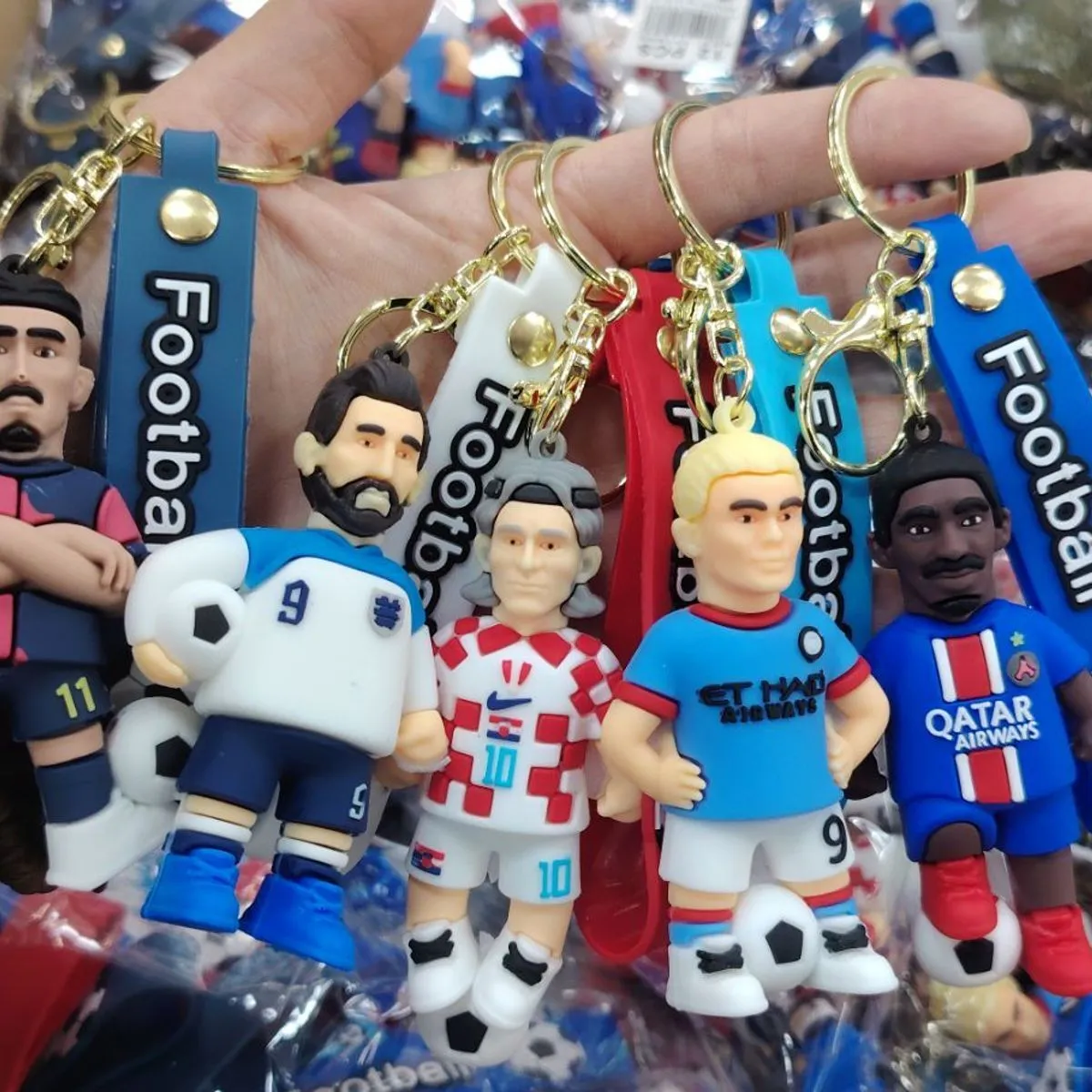 Brelok do Kluczy Piłka Nożna Piłkarze Figurki