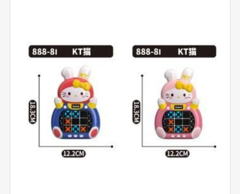 Gra planszowa Hello Kitty niebieska i różowa 18x12 cm
