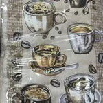 Ręczniki Mikrofibra 40/60 Coffee Print
