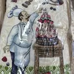 Ręczniki Mikrofibra 40/60 z motywem kucharza i ciasta