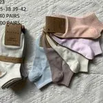 Skarpetki damskie Biktra rozmiar 35-39 beżowo-różowe
