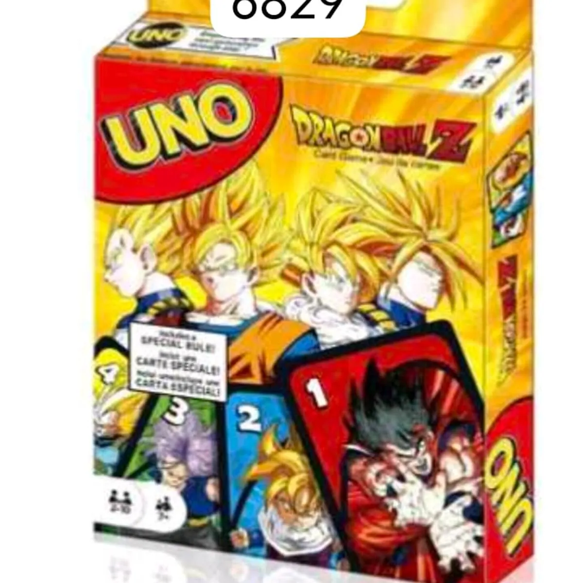Zabawki Karty UNO Dragon Ball