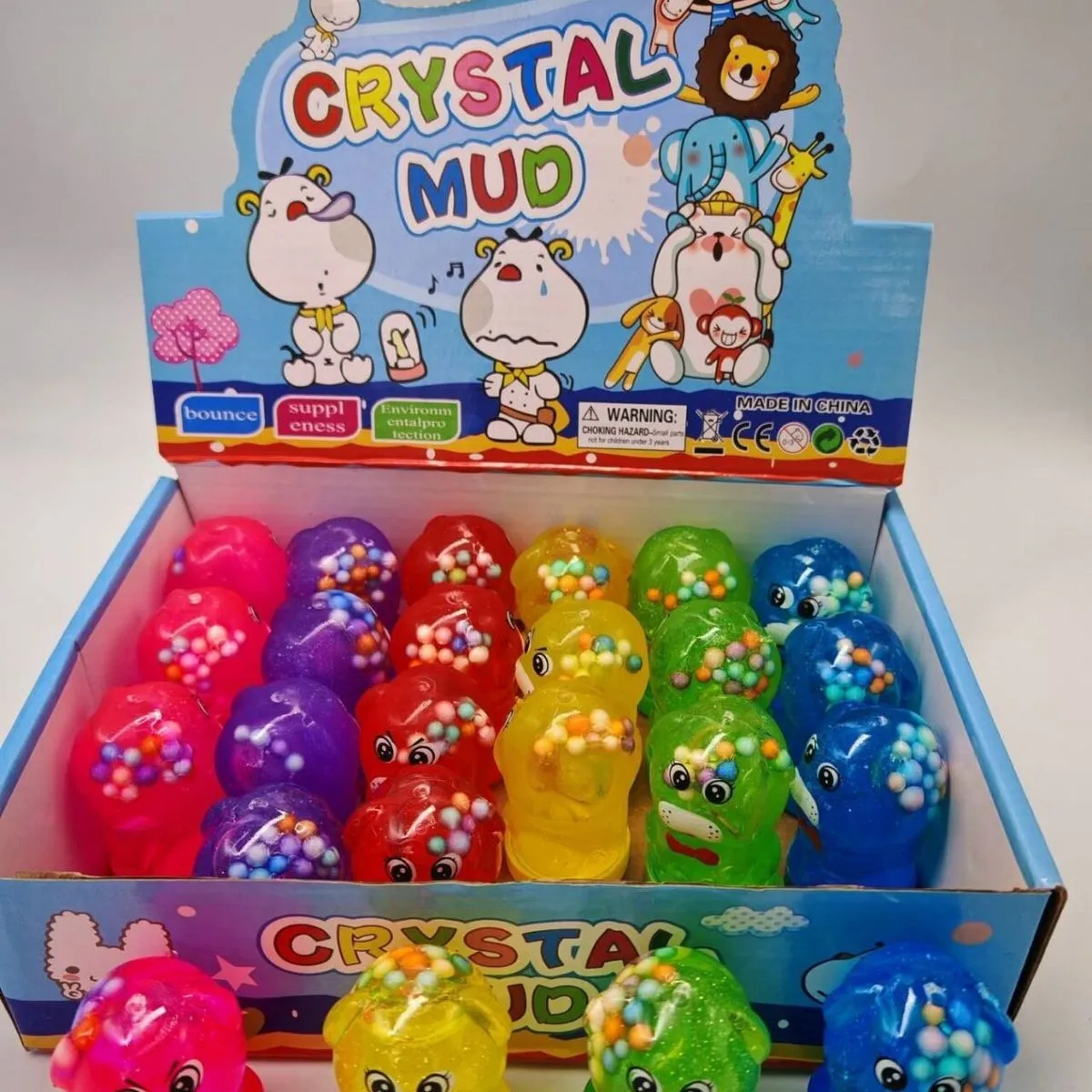 Zabawki Crystal Mud - kolorowe kulki błotka