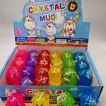 Zabawki Crystal Mud - kolorowe kulki błotka
