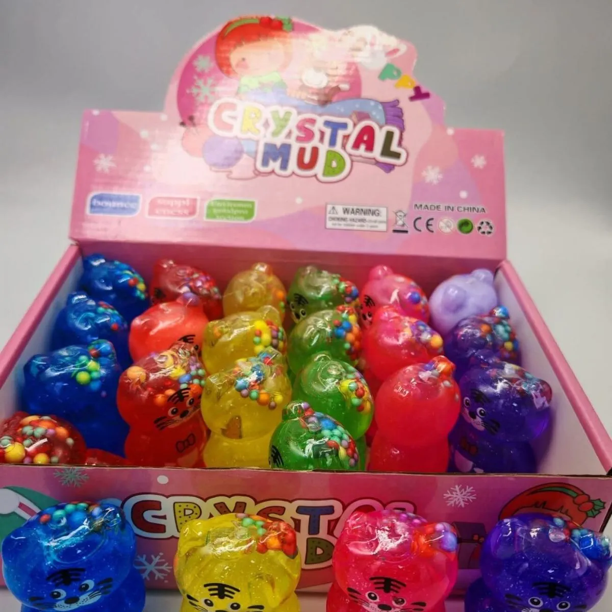 Zabawki Crystal Mud - kolorowe figurki z błyszczącym błotkiem