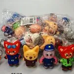 Zabawki Squeeze Toys Brelok Gniotki Lis Policjant 24szt