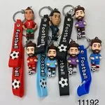 Breloki piłka nożna Ronaldo Messi figurki PVC