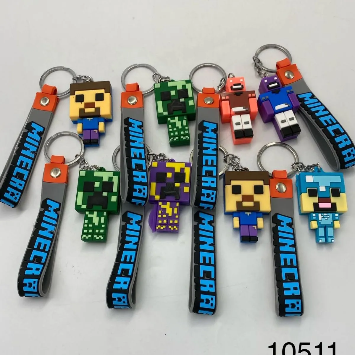 Breloki do kluczy Minecraft figurki różne postacie