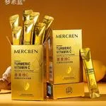 Maska nawilżająco-ujędrniająca Mercilen Turmeric Vitamin C 10PCS