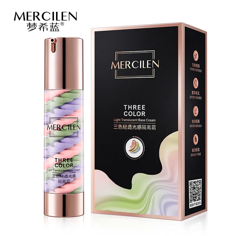 Trójkolorowa Baza pod Makijaż Mercilen Light Transparent Base Cream
