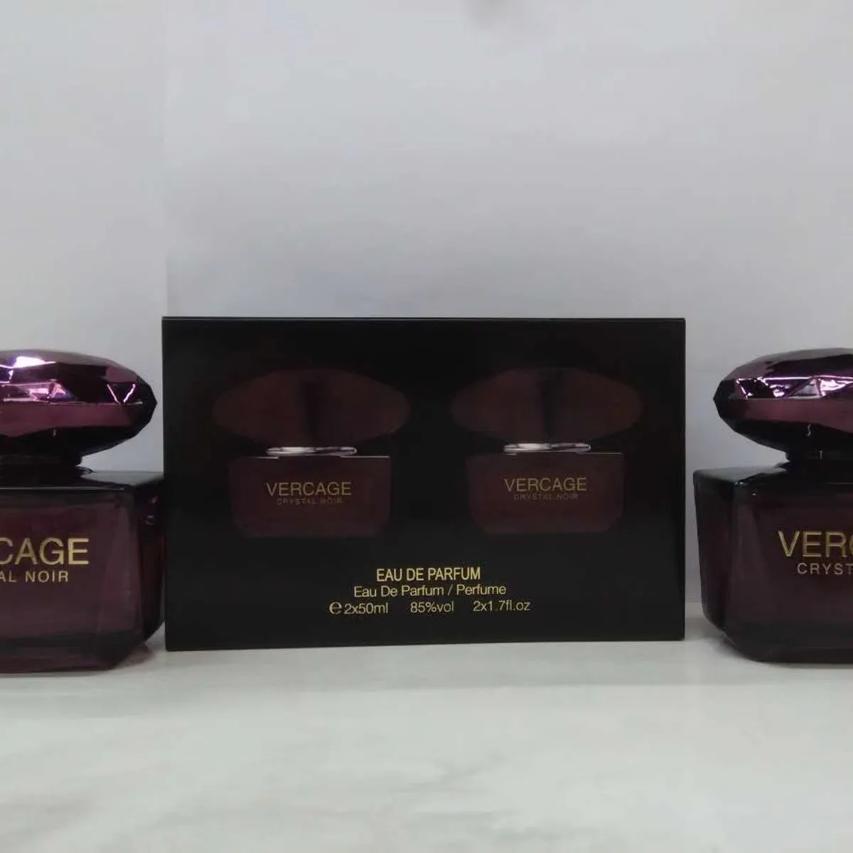 Zestaw Perfum Vercage Crystal Noir 2x50ml