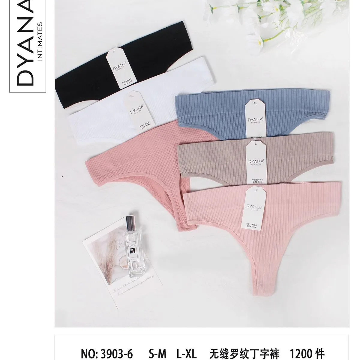 Majtki damskie DYNANKE No.30306 S-M-L XL, 5 kolorów
