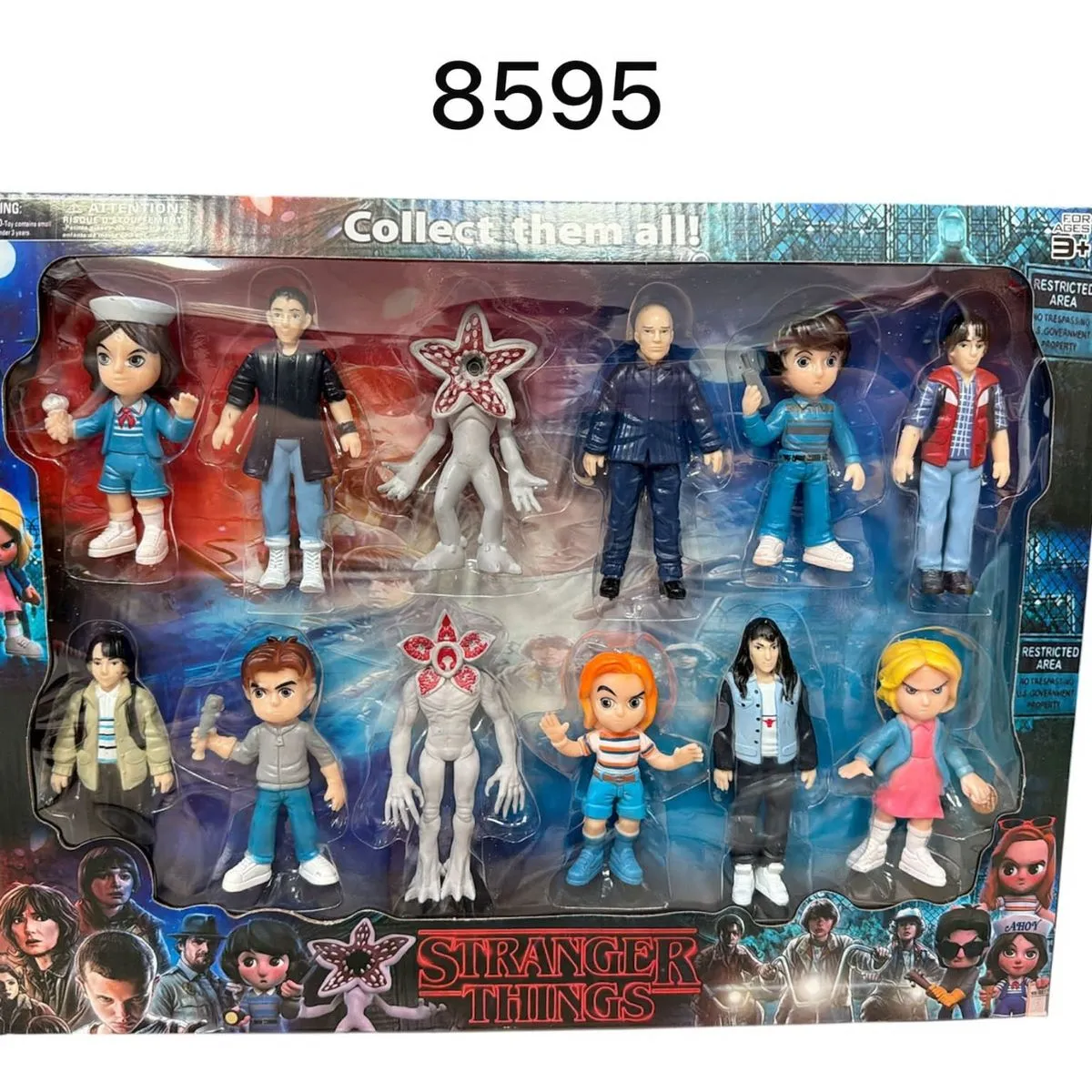 Zabawki Figurki Stranger Things Zestaw 10 szt