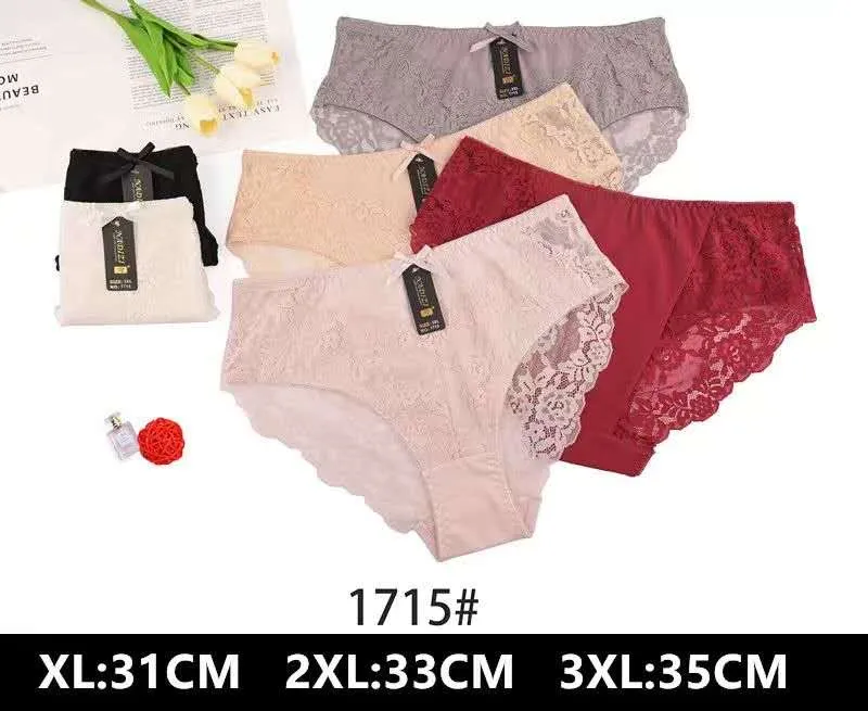 Majtki damskie koronkowe 1715# XL/2XL/3XL