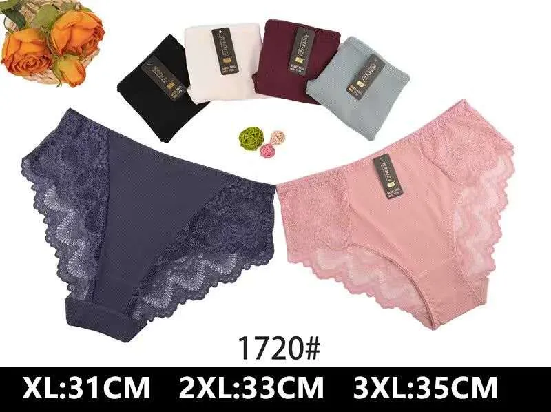 Majtki damskie XL-3XL koronka 1720# 31-35cm