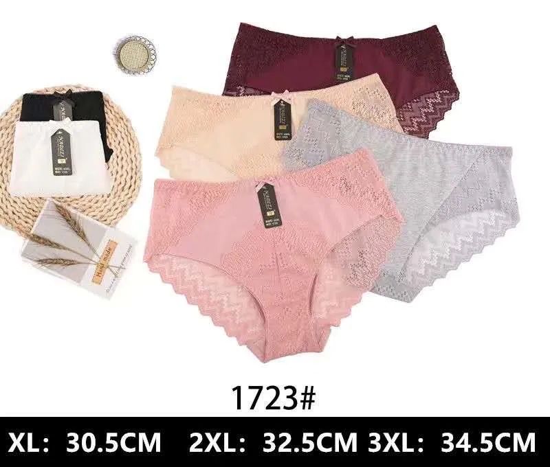 Majtki damskie koronkowe XL-3XL 1723# 5 szt.