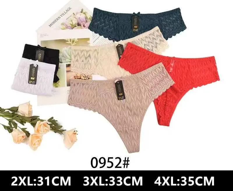 Majtki damskie stringi Modern Village 0952 2XL-4XL