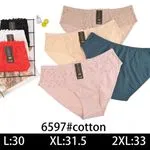 Majtki damskie bawełniane L:30 XL:31.5 2XL:33 6597#