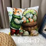 Poszewki Welwet 40x40 cm Wielkanocny Zając BL64-17