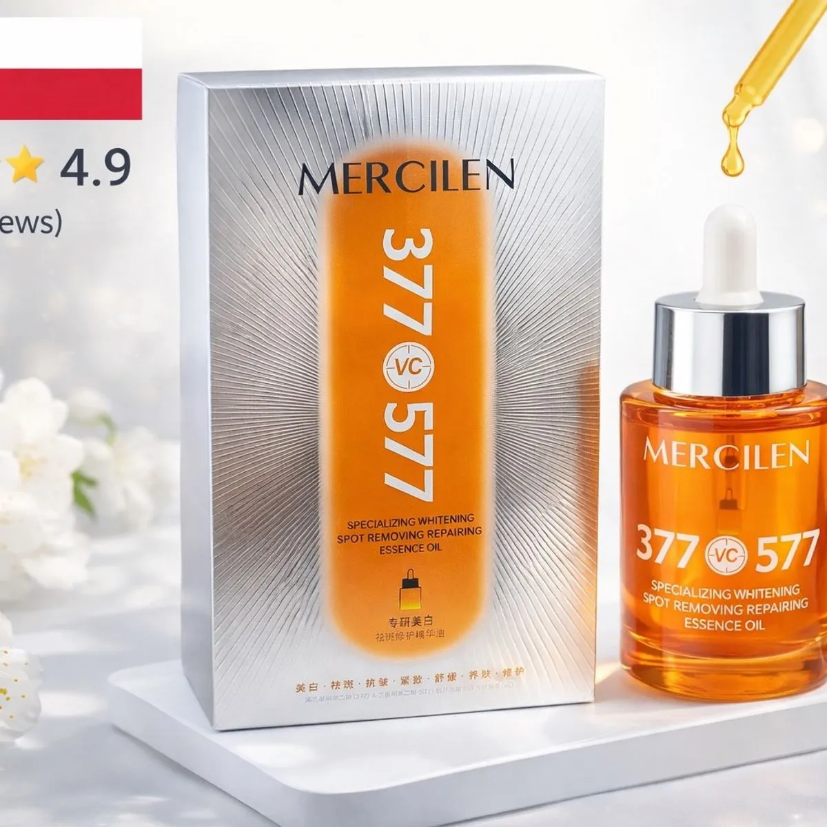 Serum do twarzy Mercilen 377 VC z olejkiem z witaminą C
