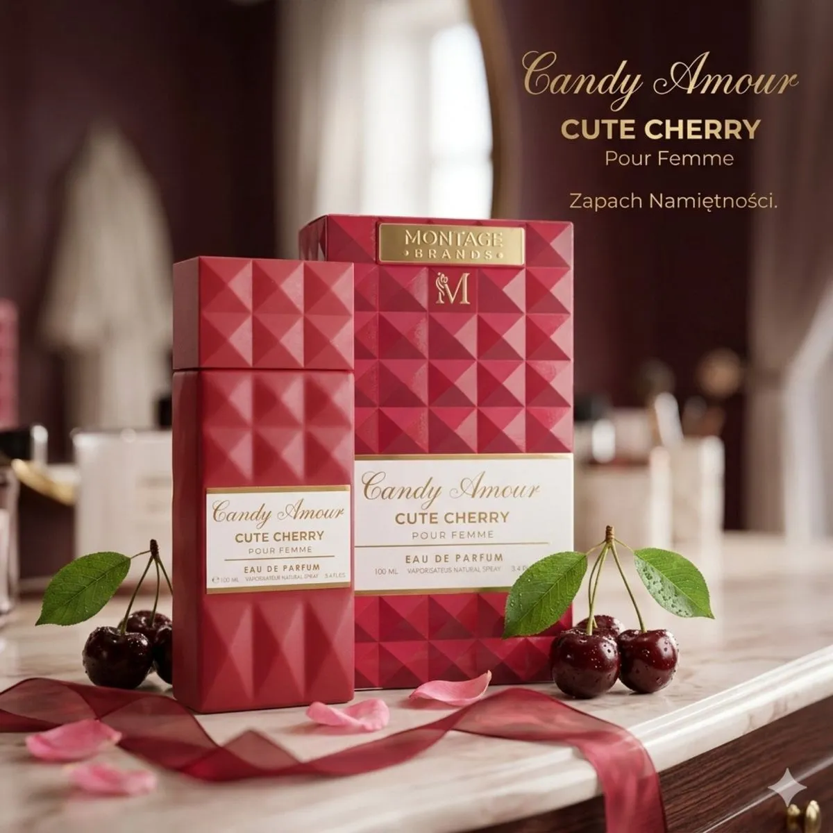 Perfumy damskie Candy Amour Cute Cherry 100ml EDP
