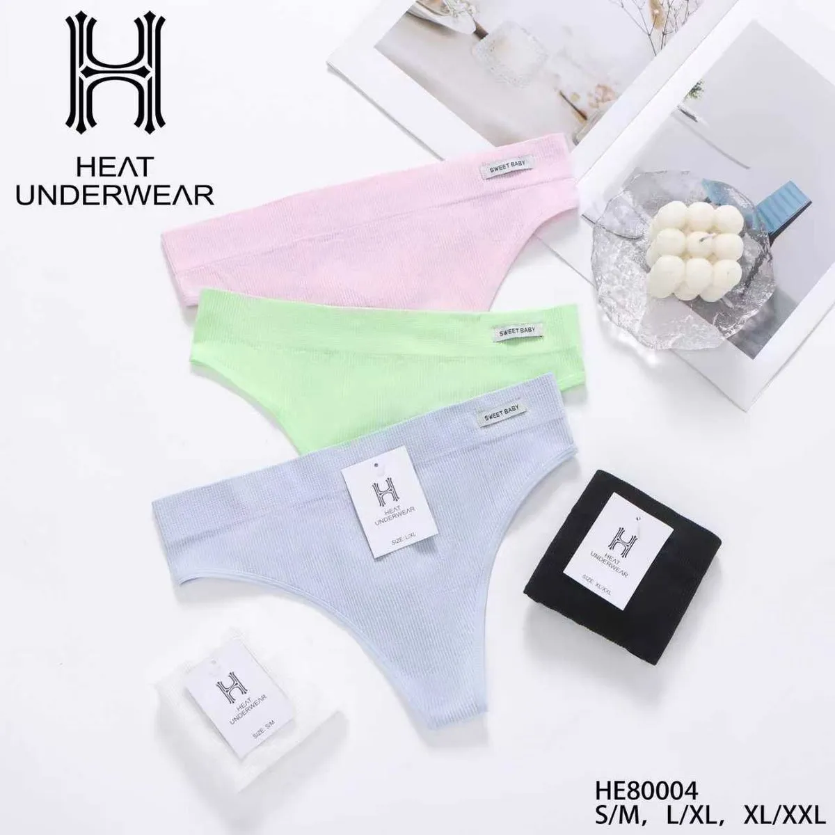 Majtki damskie Heatwear HE8004 S/M/L/XL/XXL 4 kolory
