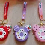 Brelok Silikonowy Portmonetka Donut Mix 12szt