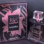 Woda perfumowana NADIRA 100ml - czarny flakon z różowym liściem