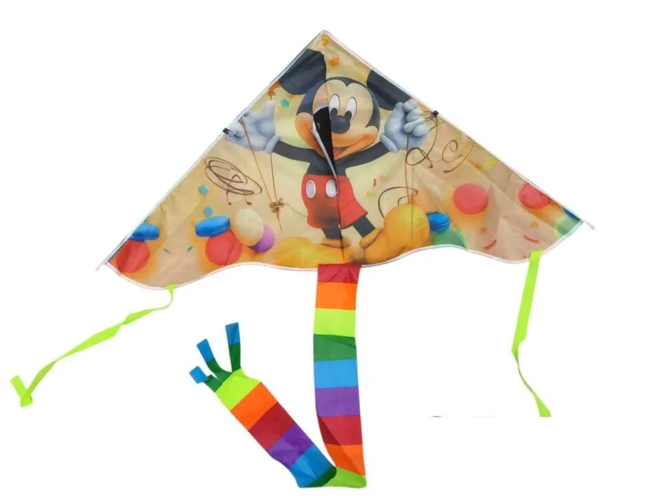 Latawiec Mickey z tęczowym ogonem - zestaw 12 sztuk