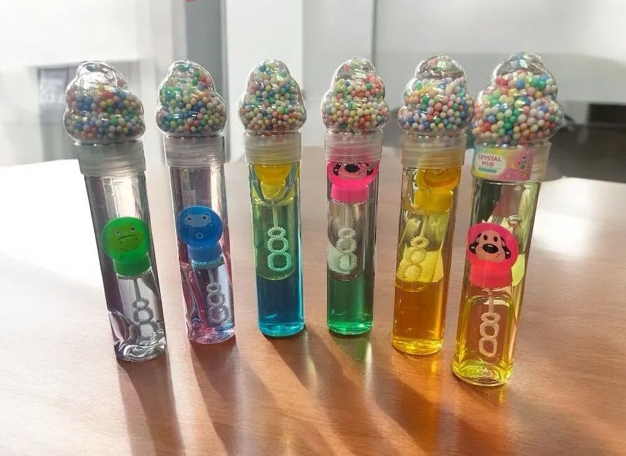 Zabawka Crystal Mud z Bańkami Mydlanymi i Figurkami, 12 szt.