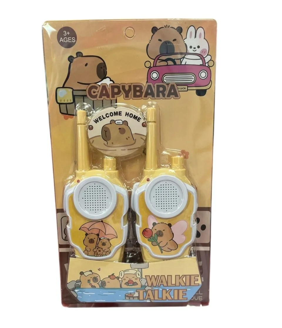 Zabawka Walkie Talkie Capybara - Zestaw 2 szt. Żółte