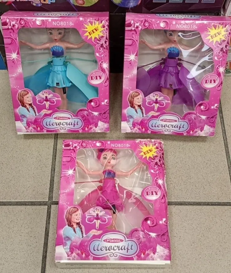 Latająca Magiczna Lalka Princess Aerocraft - Mix Kolorów 12szt.