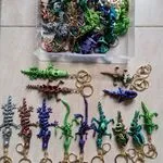 Brelok do Kluczy 3D Ruchomy Gady i Dinozaury Mix 30 szt.