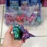 Zabawki 3D ruchome figurki zwierząt druk 3D 12 szt.