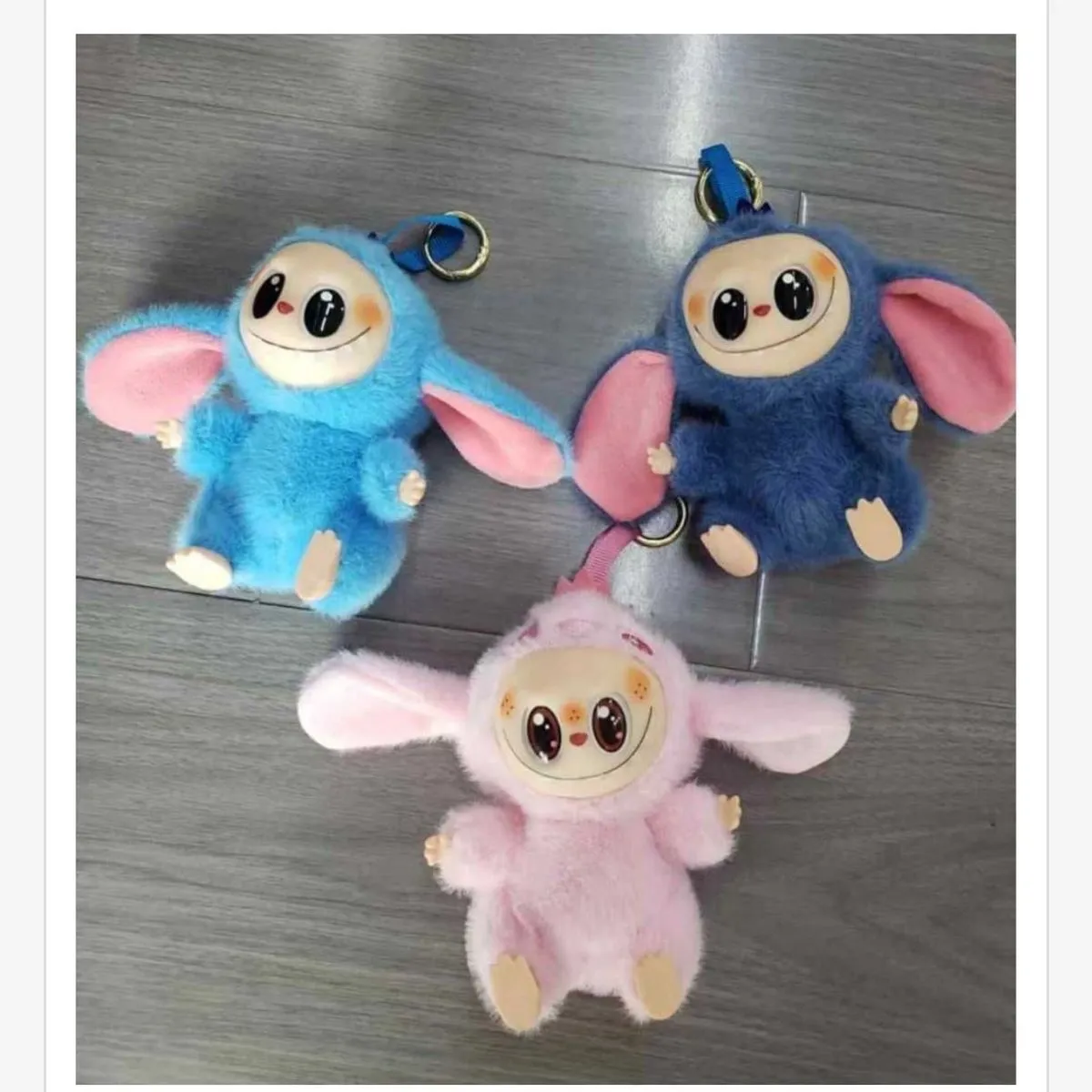 Labubu Pluszowy Brelok Zawieszka Mix Kolorów 12szt