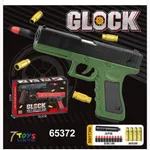 Pistolet Zabawkowy Glock na Miękkie Pociski, Wyrzutnia Łusek, 25.5cm