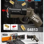 Pistolet Zabawkowy Gun Ners na Miękkie Pociski 14,3cm - 12 szt.