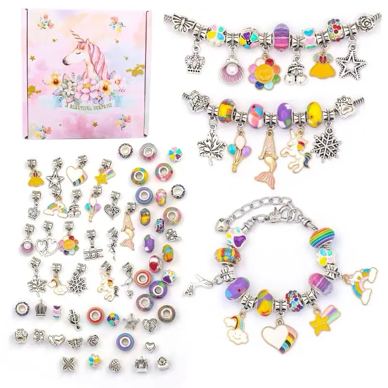 Zestaw do składania biżuterii DIY Unicorn & Mermaid
