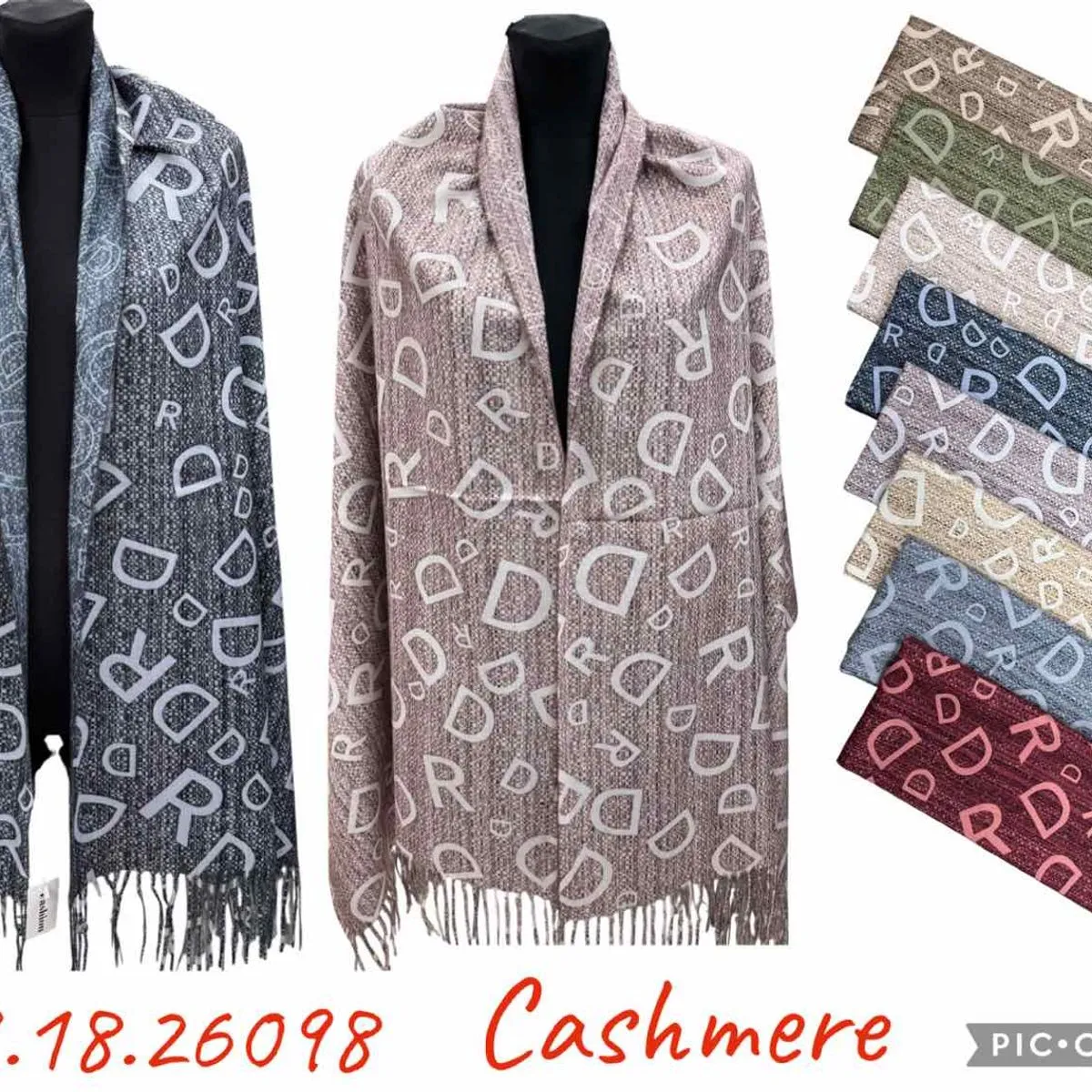 Szale damskie wzór DROPSY Cashmere